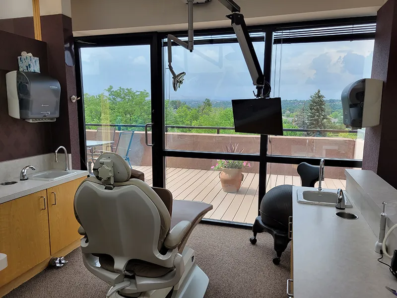 Exam room, Stevens Family Dental in Lakewood, CO